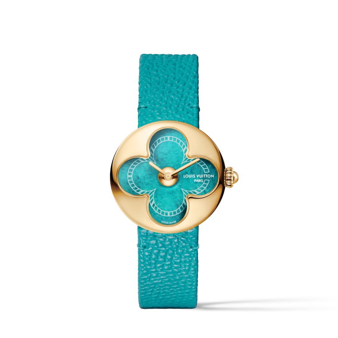 Color Blossom 26 mm Yellow Gold & Amazonite Watch | LOUIS VUITTON ®